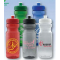 24 Oz. Colored Bike Bottle w/ Push Pull Cap